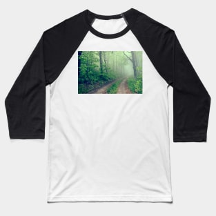 Woodland Fog Baseball T-Shirt